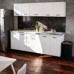 Primo 220 konyhabútor fehér, chromix munkalappal