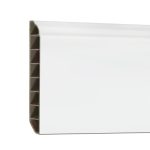 Vinyl SPC padlószegély Snow white 2400x100x12 mm