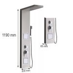 Merino hidromasszázs zuhanypanel