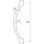 UK-13T zuhanykabin fogantyú