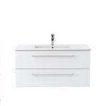 Vario Clam 100 alsó szekrény mosdóval