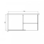 Walker 80x195 cm Walk in zuhanyfal