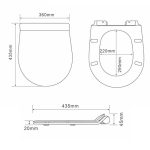 Ride soft close wc ülőke, fekete