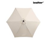 Solari kerti napernyő led lámpával bézs 300 cm