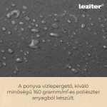 Solari kerti napernyő led lámpával szürke 300 cm
