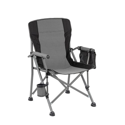 Leziter Comfort karfás horgász szék pohártartóval szürke