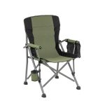 Leziter Comfort karfás horgász szék pohártartóval zöld