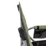 Leziter Comfort Plus karfás horgász szék pohártartóval zöld