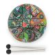 Acélnyelv dob - Mandala - 14cm