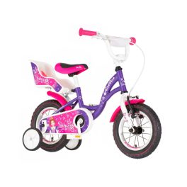 Visitor Princess 12 lila királylányos gyerek kerékpár