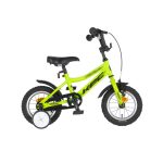 KPC FluoBike Raptor dinós VILÁGÍTÓS 12 neonzöld fluoreszkáló gyermek kerékpár