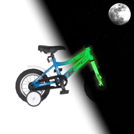   KPC FluoBike Police szirénás VILÁGÍTÓS 12 kék fluoreszkáló gyermek kerékpár