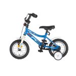 KPC FluoBike Police szirénás VILÁGÍTÓS 12 kék fluoreszkáló gyermek kerékpár