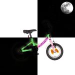 KPC FluoBike Kitty cicás VILÁGÍTÓS 12 rózsaszín fluoreszkáló gyermek kerékpár