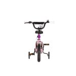 KPC FluoBike Kitty cicás VILÁGÍTÓS 12 rózsaszín fluoreszkáló gyermek kerékpár