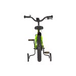 KPC FluoBike Raptor dinós VILÁGÍTÓS 16 neonzöld fluoreszkáló gyermek kerékpár