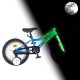 KPC FluoBike Police szirénás VILÁGÍTÓS 16 kék fluoreszkáló gyermek kerékpár