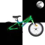KPC FluoBike Police szirénás VILÁGÍTÓS 16 kék fluoreszkáló gyermek kerékpár