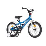 KPC FluoBike Police szirénás VILÁGÍTÓS 16 kék fluoreszkáló gyermek kerékpár