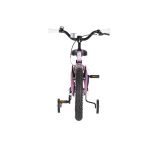 KPC FluoBike Rabbit nyuszis VILÁGÍTÓS 16 lila fluoreszkáló gyermek kerékpár
