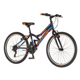 Explorer Pulse 24 gyerek kerékpár Fekete-Narancs