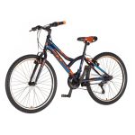 Explorer Pulse 24 gyerek kerékpár Fekete-Narancs