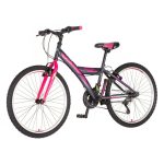 Venssini Parma 24 gyerek kerékpár grafit-pink