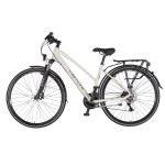 Visitor FluoBike Lady női VILÁGÍTÓS trekking kerékpár fluoreszkáló fehér