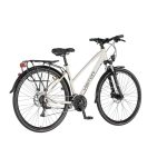 Visitor FluoBike Lady női VILÁGÍTÓS trekking kerékpár fluoreszkáló fehér