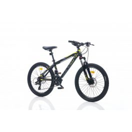   Corelli Felix 1.2 24 MTB gyerek könnyűvázas kerékpár Fekete-Neonsárga