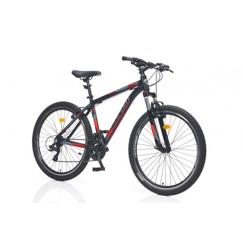 Corelli Via 1.1 27.5er 18" férfi MTB könnyűvázas kerékpár Fekete-Piros