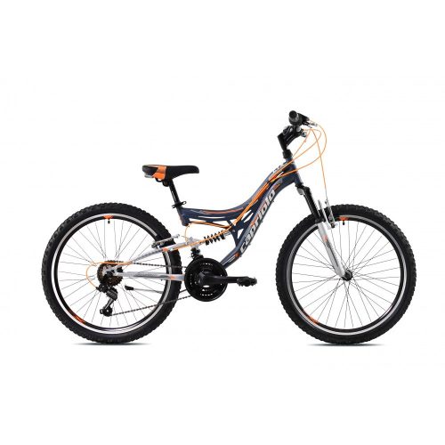 Capriolo CTX 240 24" összteleszkópos kerékpár Grafit-Narancs