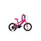 Capriolo Rocket 14" hátra tekerhető gyerek kerékpár Pink