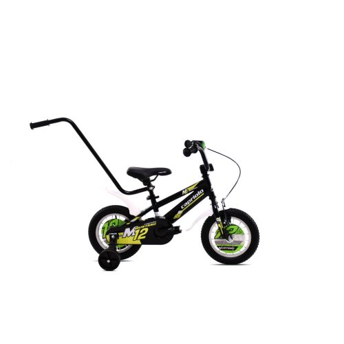 Capriolo Mustang 12" gyerek kerékpár Fekete-Zöld