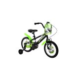 Capriolo Mustang 14" gyerek kerékpár Fekete-Zöld