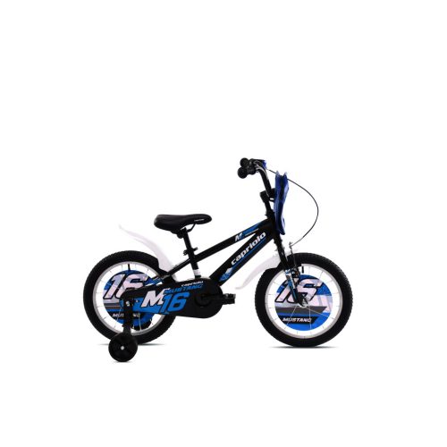 Capriolo Mustang 16" gyerek kerékpár Fekete-Kék
