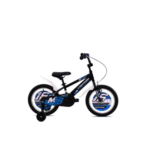 Capriolo Mustang 16" gyerek kerékpár Fekete-Kék
