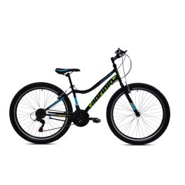   Capriolo Diavolo 600 26" gyermek MTB kerékpár 14" Fekete-Zöld
