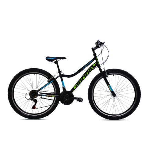 Capriolo Diavolo 600 26" gyermek MTB kerékpár 14" Fekete-Zöld