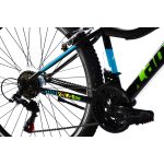 Capriolo Diavolo 600 26" gyermek MTB kerékpár 14" Fekete-Zöld