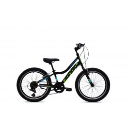 Capriolo Diavolo 200 20" gyerek kerékpár Fekete-Zöld