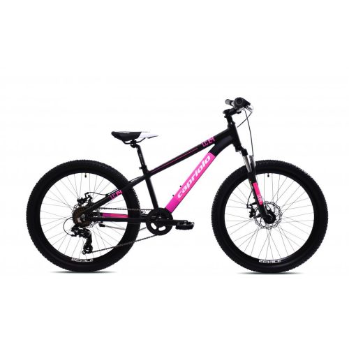 Capriolo LC KID 240 24" gyerek kerékpár Fekete-Pink