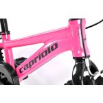 Capriolo LC KID 16" hátra tekerhető gyerek kerékpár Rózsaszín