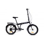 Capriolo Travel 6 sebességes 20" camping kerékpár fekete