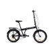 Capriolo Travel 6 sebességes 20" camping kerékpár fekete