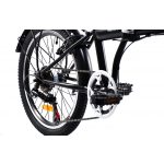 Capriolo Travel 6 sebességes 20" camping kerékpár fekete