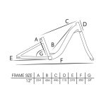 Capriolo Viola 20" gyerek kerékpár Fehér