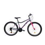Capriolo Diavolo 600 26" női MTB kerékpár 17" Grafit-Lila