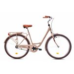 Capriolo Diana 26" 1 sebességes női városi kerékpár 18" Mattbézs