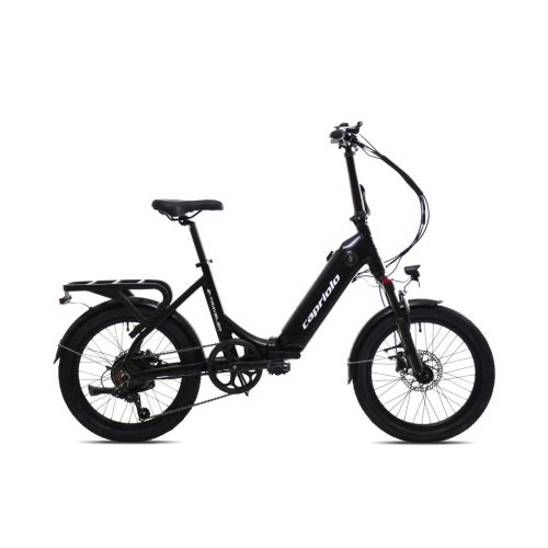 Capriolo E-bike Folding pedelec kerékpár Fekete